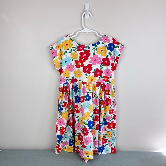 Hanna Andersson Short Sleeve Floral Play Dress 130 cm 8 - Picture 5 of 6